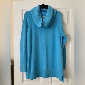 Cowlneck tunic sweater